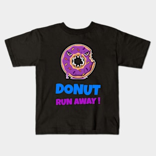 Halloween Cute Donut Monster Kids T-Shirt